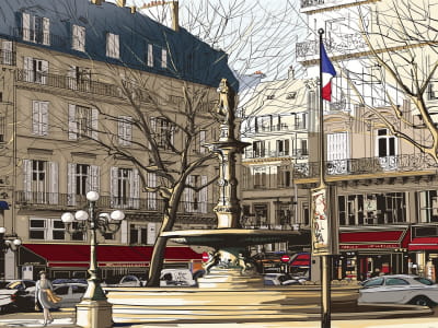 Фотообои Живописные улицы Парижа