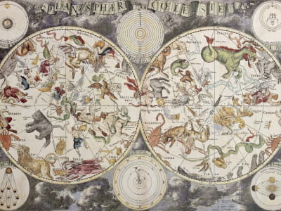 Фотошпалери Стародавня карта сузір'їв