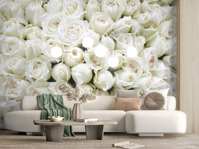 Фотообои Букет белых роз