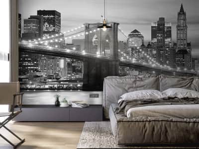 Фотообои Бруклинский мост Нью-Йорк
