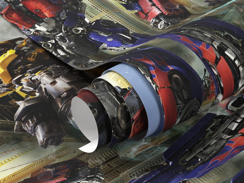 Фотообои Трансформеры в Нью-Йорке фрагмент #1