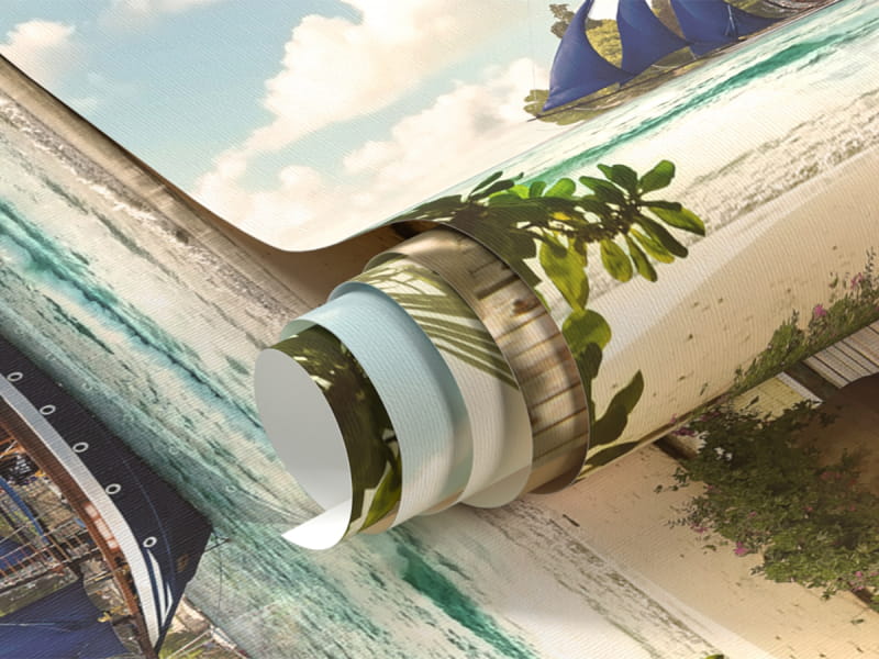 Фотообои Корабль с синими парусами фрагмент #1