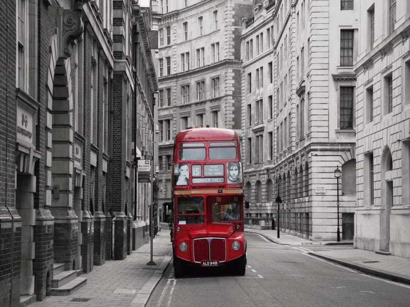 Фотошпалери Лондонський червоний автобус