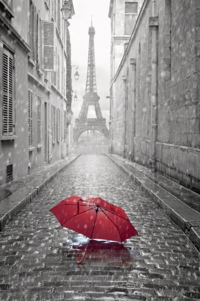 Фотообои Красный зонт