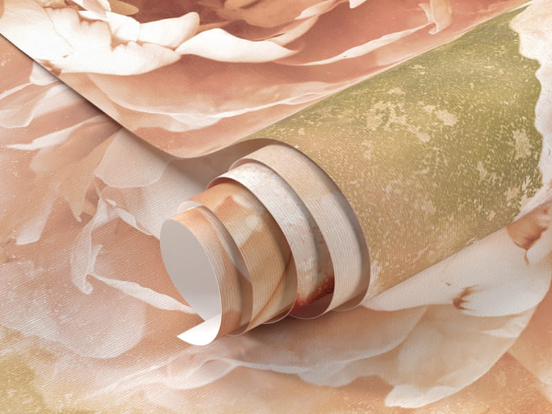 Фотошпалери Малюнок півонії фрагмент # 1