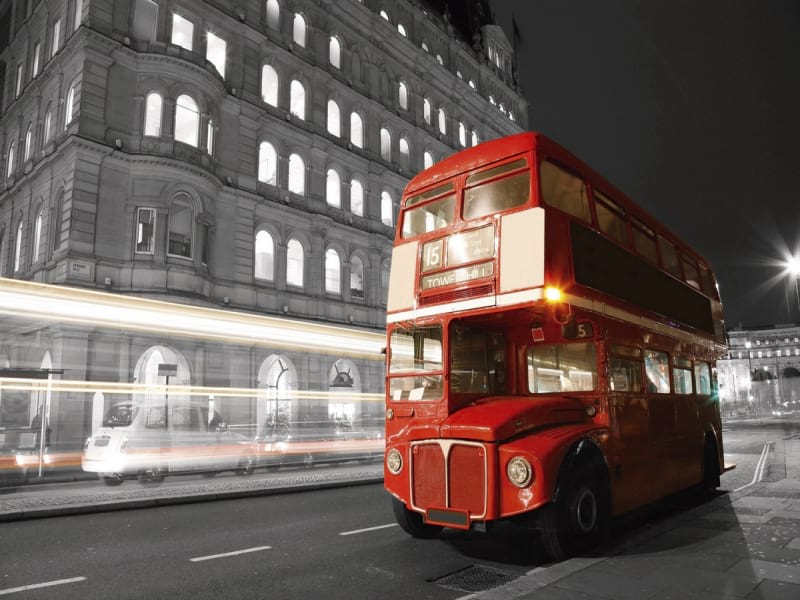 Фотообои Двухэтажный автобус