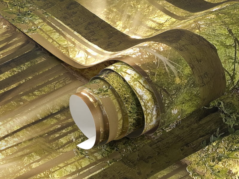 Фотошпалери Стежка в лісі фрагмент # 1