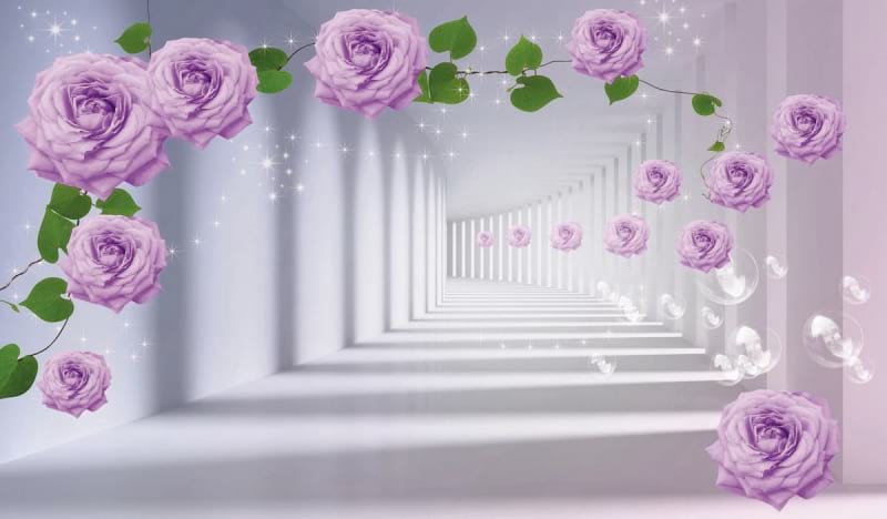 Фотообои Гламурные розы 3Д