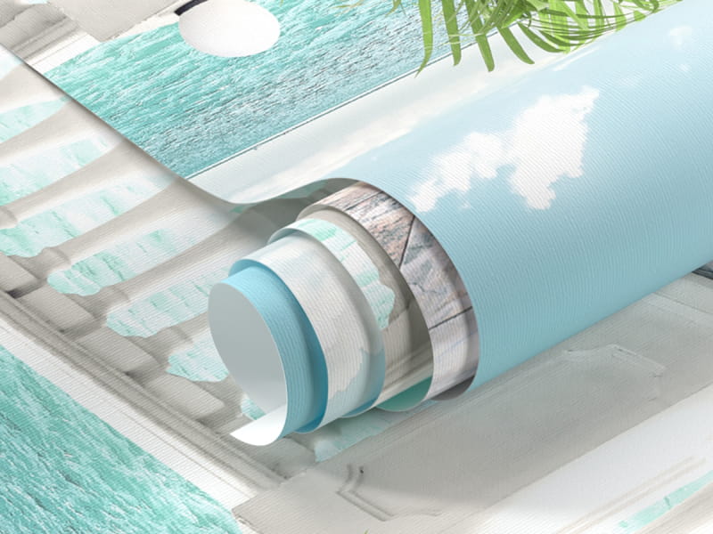 Фотообои Окно с видом на море фрагмент #1