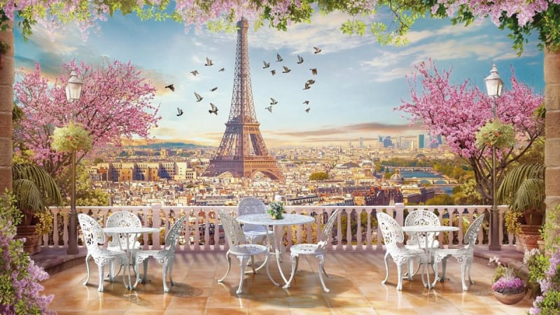 Фотошпалери Панорама на Париж