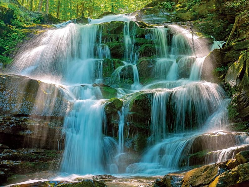 Фотообои Горный водопад