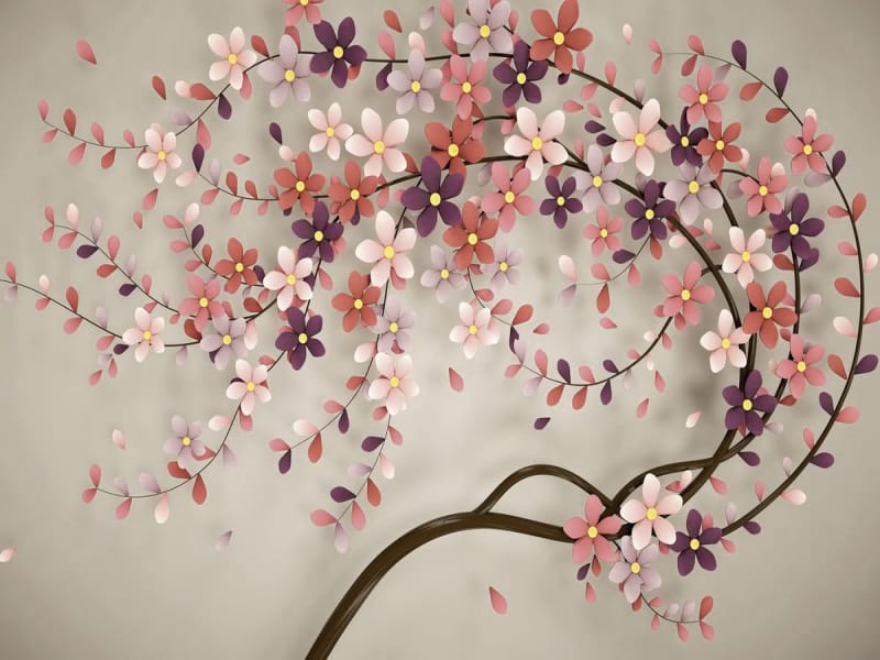 Фотошпалери Гілка квітучого дерева