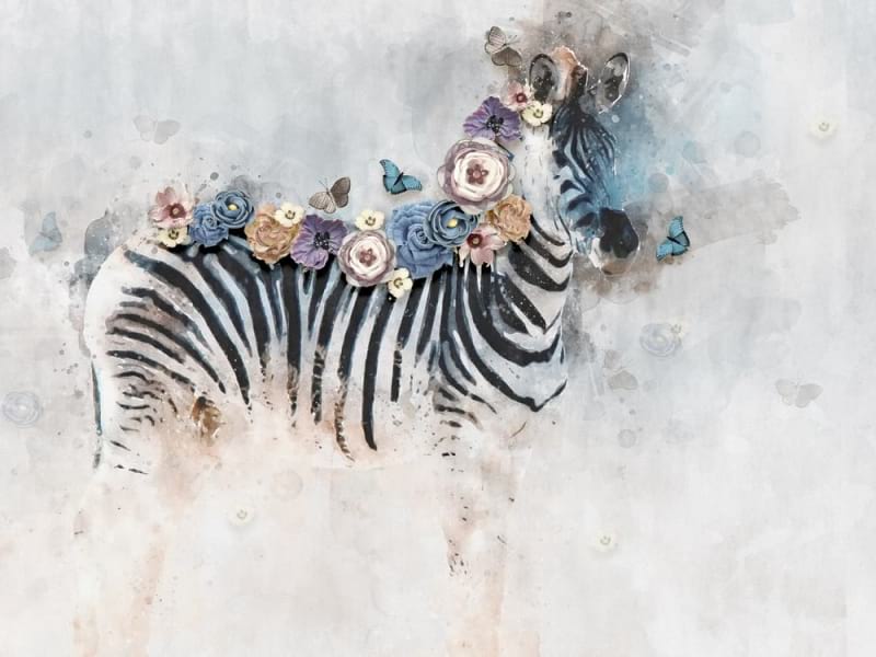 Фотообои Рисунок зебры