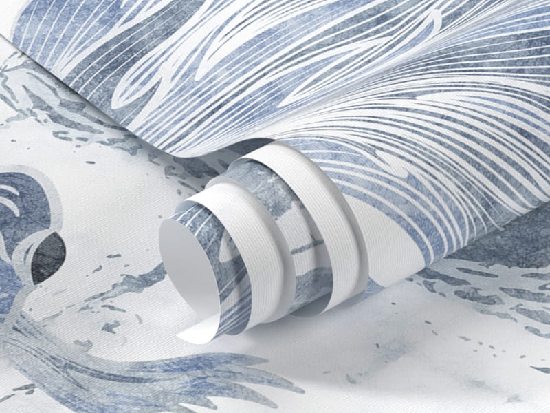 Фотообои Серебристая рыбка фрагмент #1