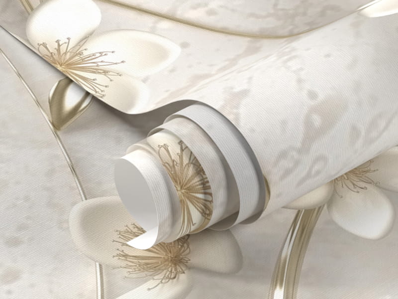 Фотошпалери Квітуче дерево 3Д фрагмент # 1