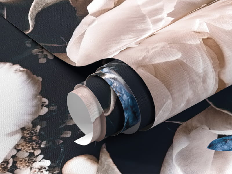 Фотошпалери 3Д півонії фрагмент # 1