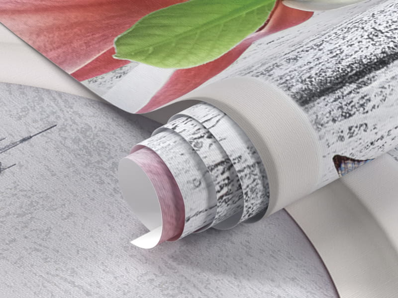 Фотошпалери Червоні магнолії фрагмент # 1