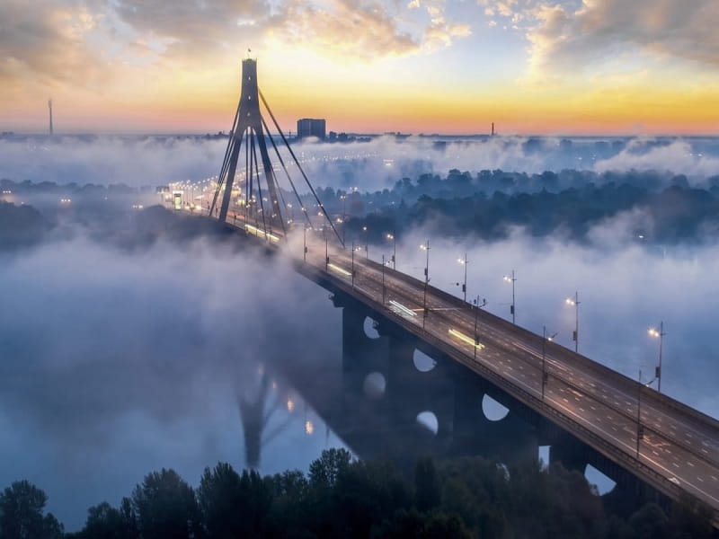 Фотообои Мост через Днепр