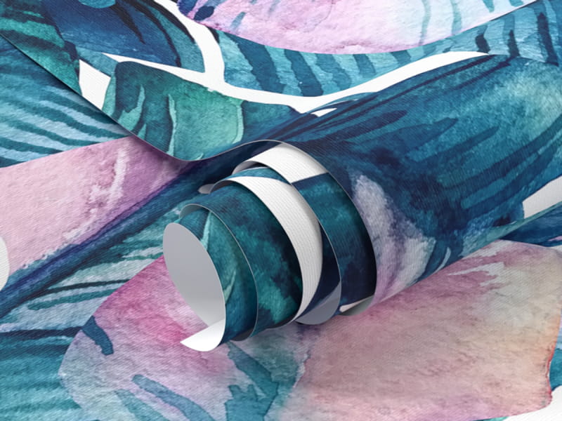 Фотошпалери Строкате тропічне листя фрагмент # 1