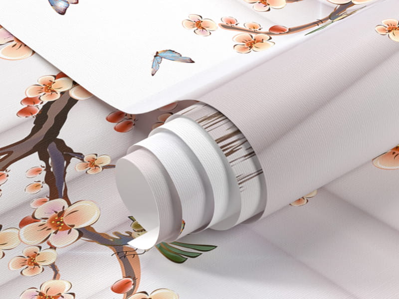 Фотообои Тоннель с цветущим деревом 3Д фрагмент #1