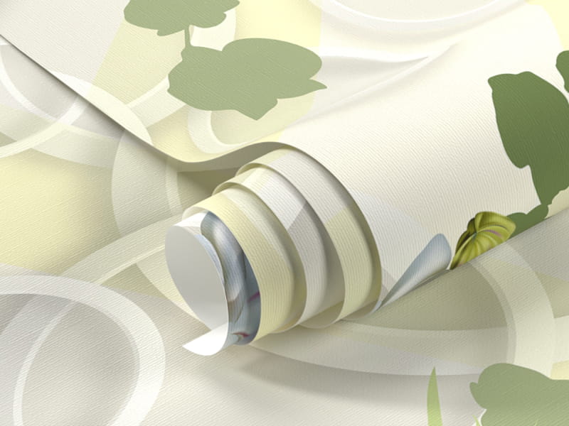 Фотообои Белые орхидеи и кольца фрагмент #1