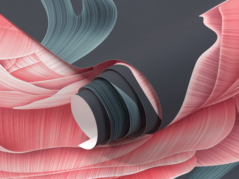 Фотообои Живописные розовые пионы фрагмент #1