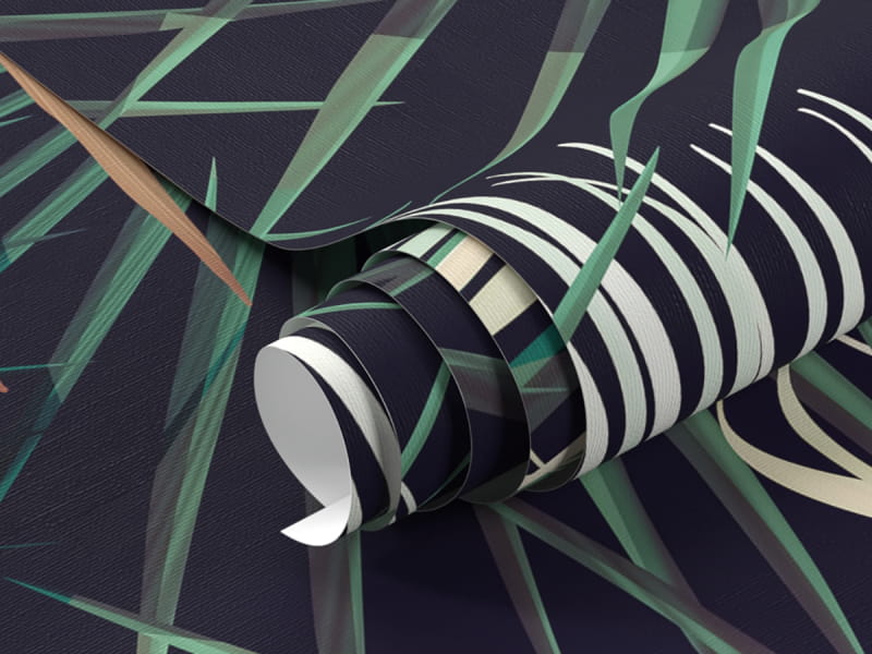 Фотошпалери Яскраве тропічне листя фрагмент # 1