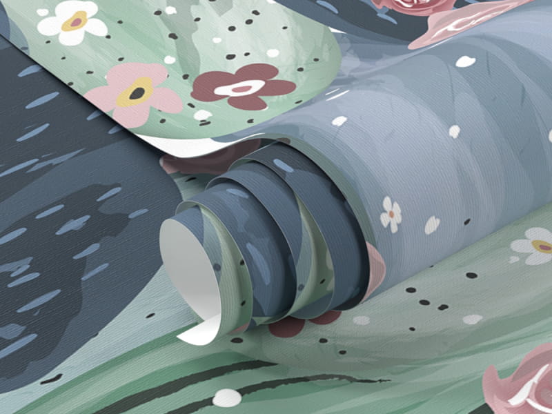 Фотообои Цветущие кактусы фрагмент #1