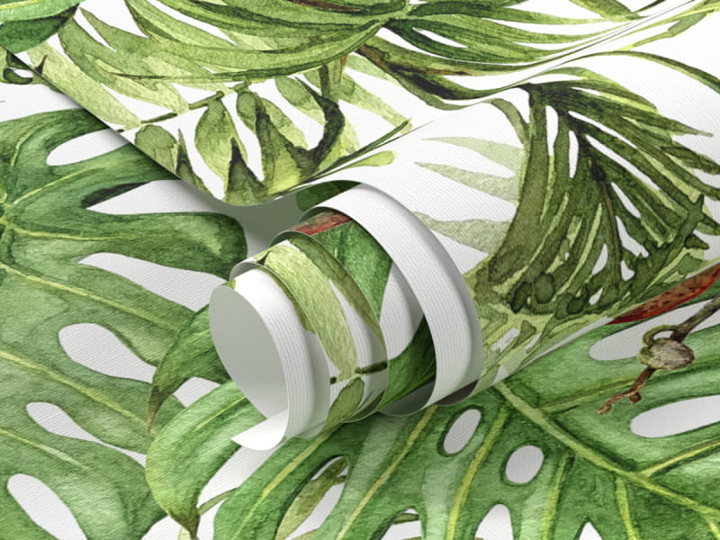 Фотошпалери Молодий тропічний сад фрагмент # 1