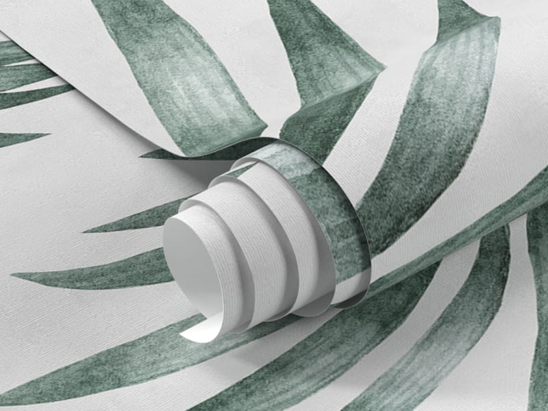 Фотообои Листья пальмы пастельные фрагмент #1