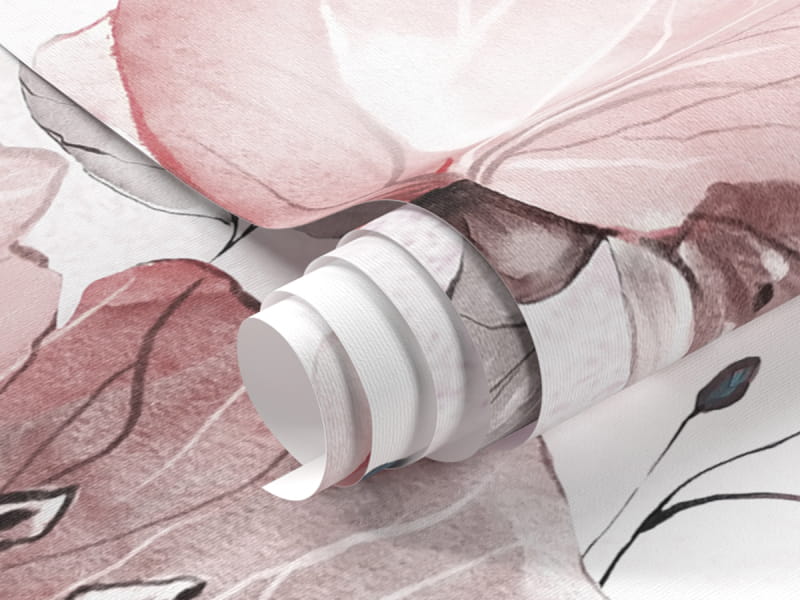 Фотообои Цветы акварель фрагмент #1