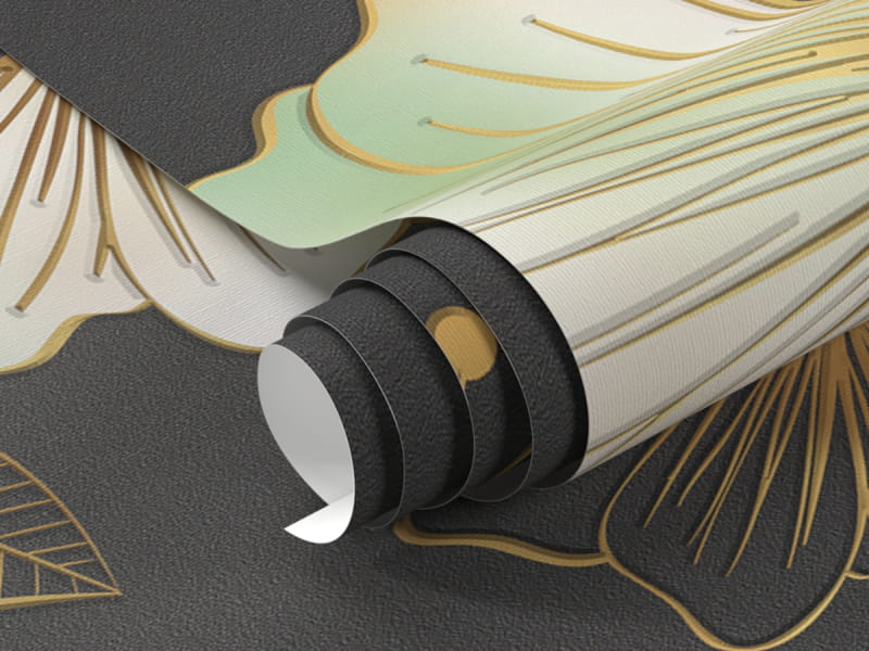 Фотообои Золотое цветение фрагмент #1