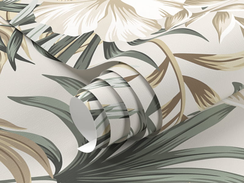 Фотошпалери Гібіскус китайський в листі фрагмент # 1