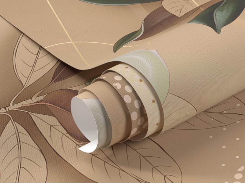 Фотообои Магнолия вечнозеленая фрагмент #1