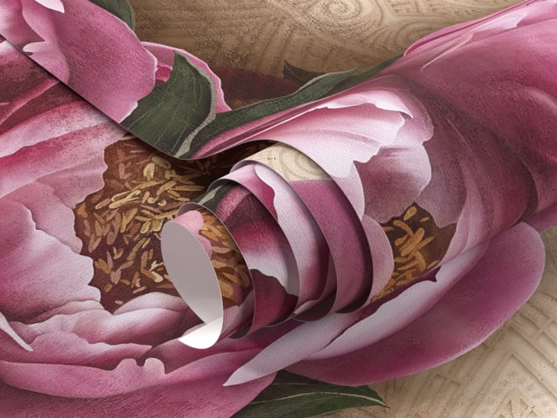 Фотообои Роскошные пионы фрагмент #1