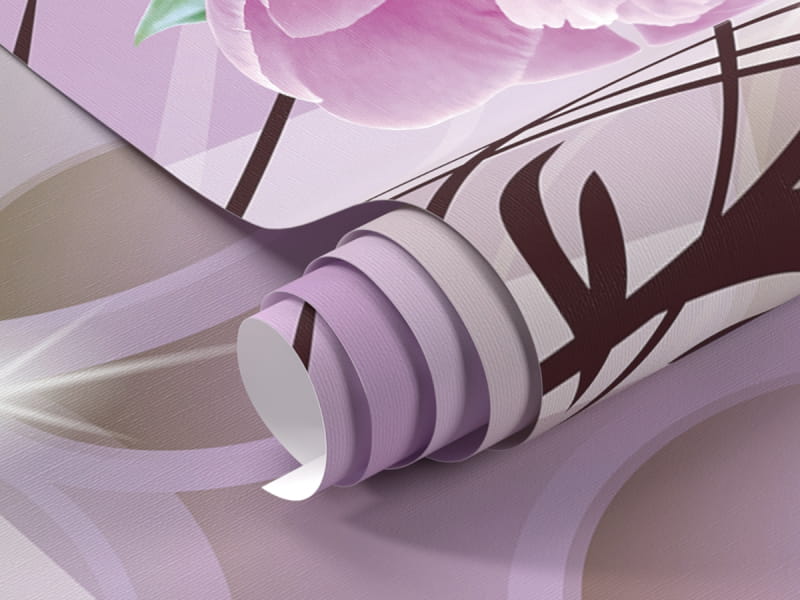 Фотошпалери Ніжні півонії 3Д фрагмент # 1