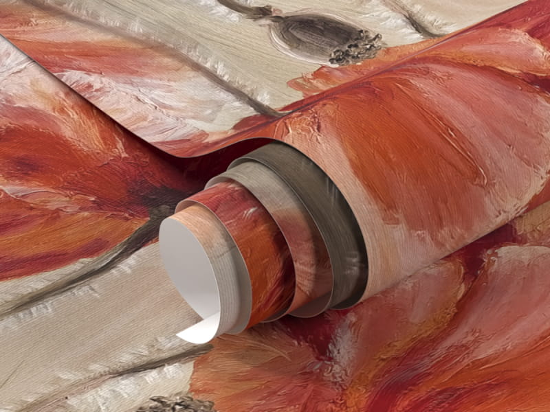 Фотошпалери Поле маків фрагмент # 1