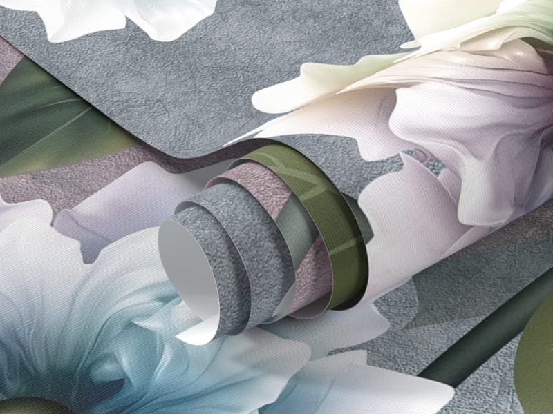 Фотообои Ночные цветы 3Д фрагмент #1