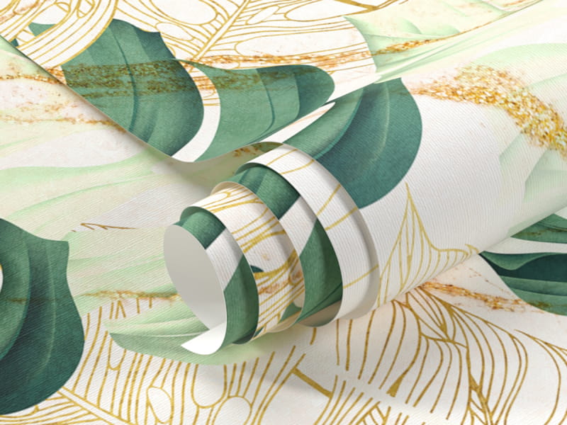 Фотошпалери Листя тропічного лісу фрагмент # 1