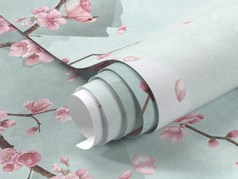 Фотошпалери Сакура під місяцем фрагмент # 1