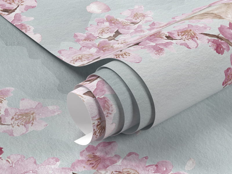 Фотошпалери Рожеве цвітіння фрагмент # 1