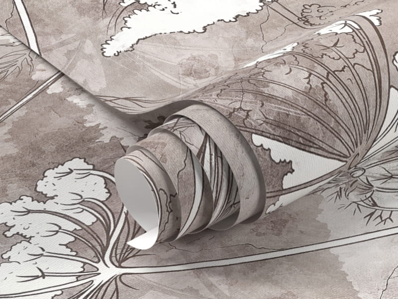 Фотообои Поле цветов, рисунок фрагмент #1