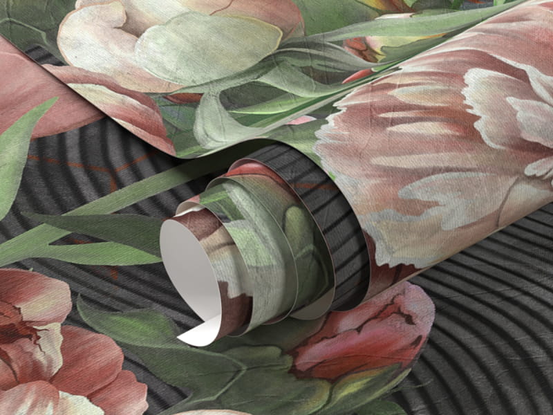 Фотообои Крупные пионы фрагмент #1