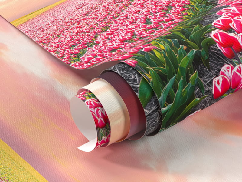 Фотообои Поле тюльпанов фрагмент #1