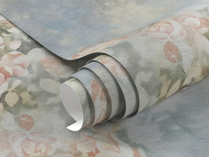 Фотообои Светлые кремовые розы фрагмент #1