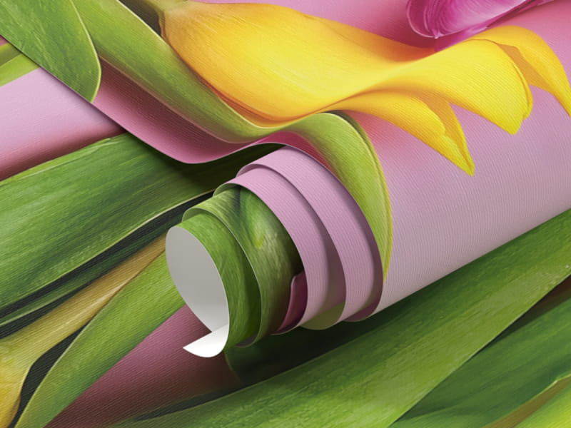 Фотообои Яркие тюльпаны фрагмент #1