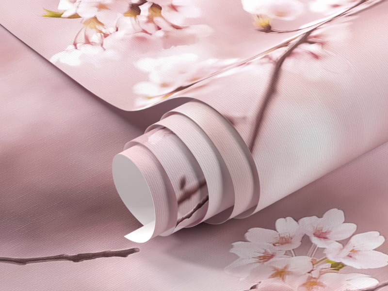 Фотошпалери Сакура рожева фрагмент # 1