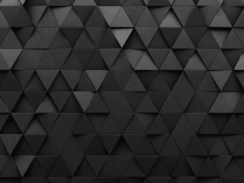 Фотошпалери Чорні трикутники 3Д
