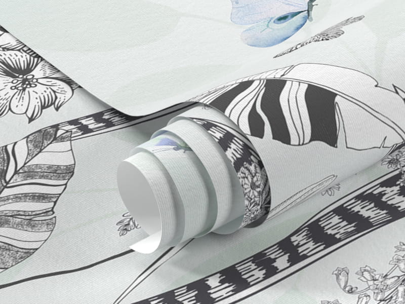 Фотошпалери Сад метеликів фрагмент # 1