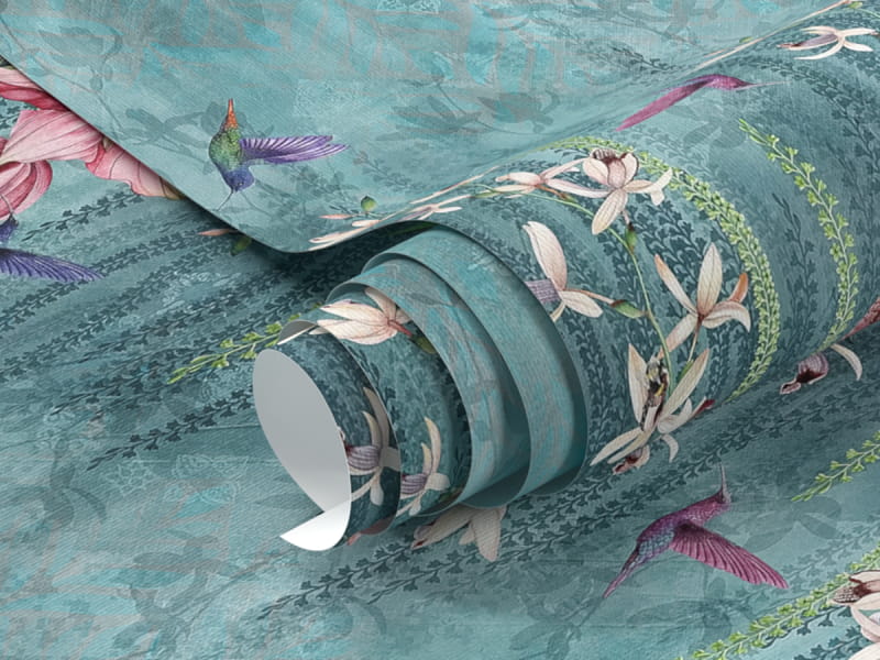 Фотообои Красивые тропические цветы фрагмент #1